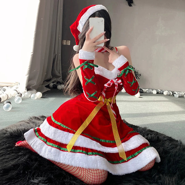 Santa's Candy Cane Holiday Dress