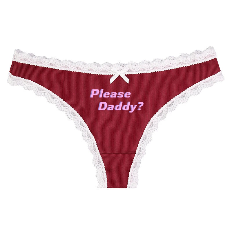 Yes Daddy Sweetheart Panties