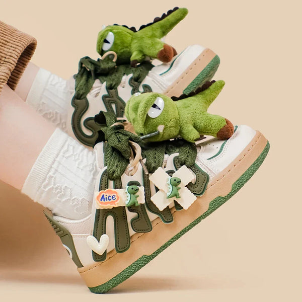 Dino Kiddo Sneakers - dino, dinosaur, footwear, shoes
