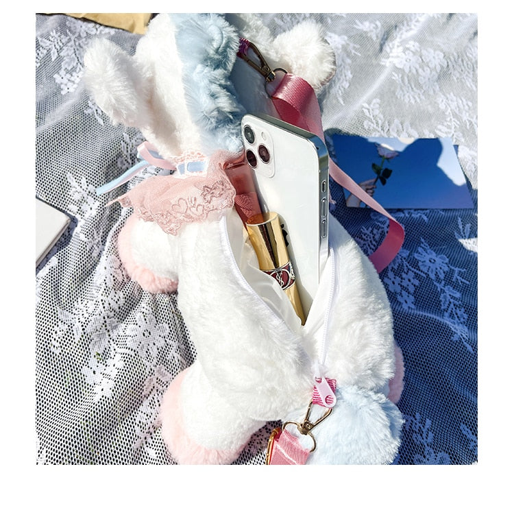 Ballerina Unicorn Plush Handbag