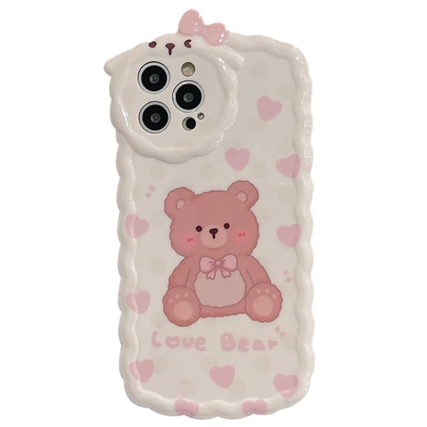 Pink Teddy Bear iPhone Case