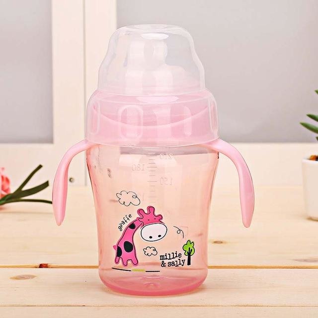 Baby Animal Pink Sippy Cup Juice Water Bottle Drinking Glass ABDL CGL Age Play Adult Baby by DDLG Playground