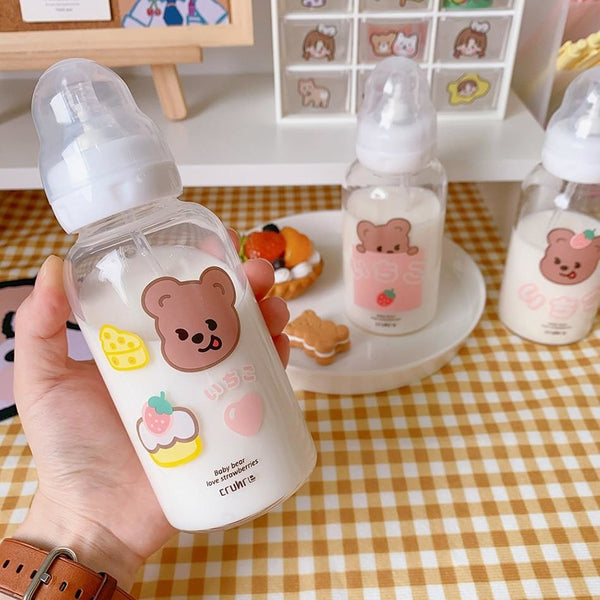 Strawberry Bear Adult Baby Bottle – Cute Cruelty