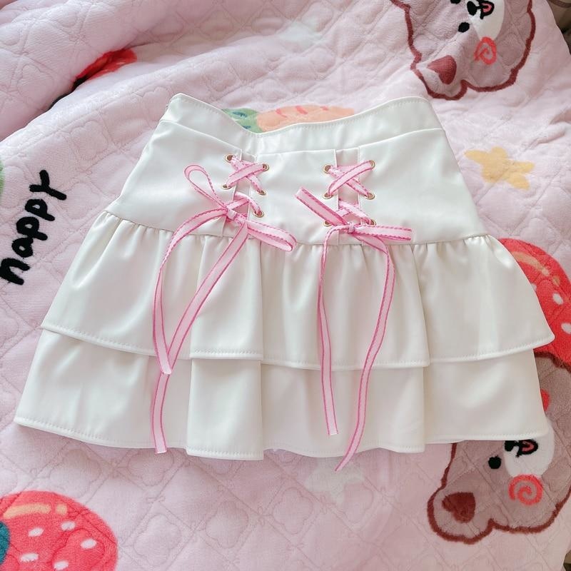 Babydoll Corset Skirt - corset, corset skirt, corsetry, fairy kei, lace up