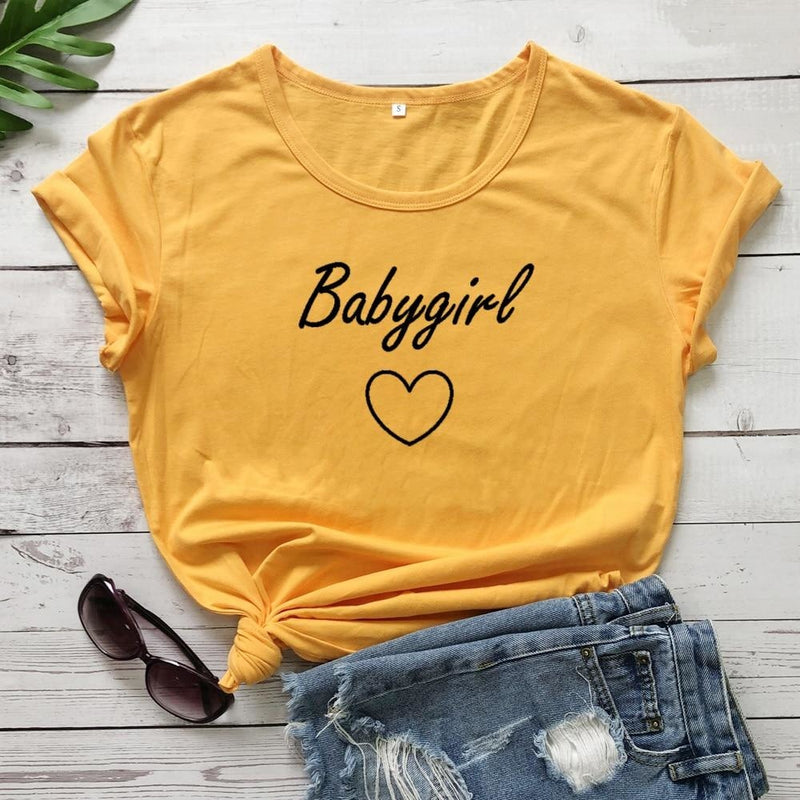 Babygirl T-shirt - baby girl, girls, babygirl, babygirls, kinky