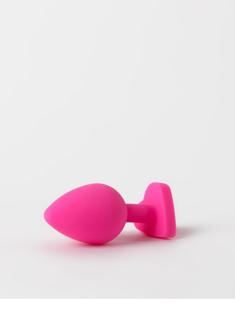 Pink Silicone Heart Butt Plugs Be Mine Valentine Day Kink Fetish Anal Plugs by DDLG Playgroun