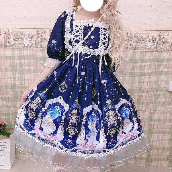 Heaven Angel Lolita Dress JSK Kawaii Fairy Kei | DDLG Playground