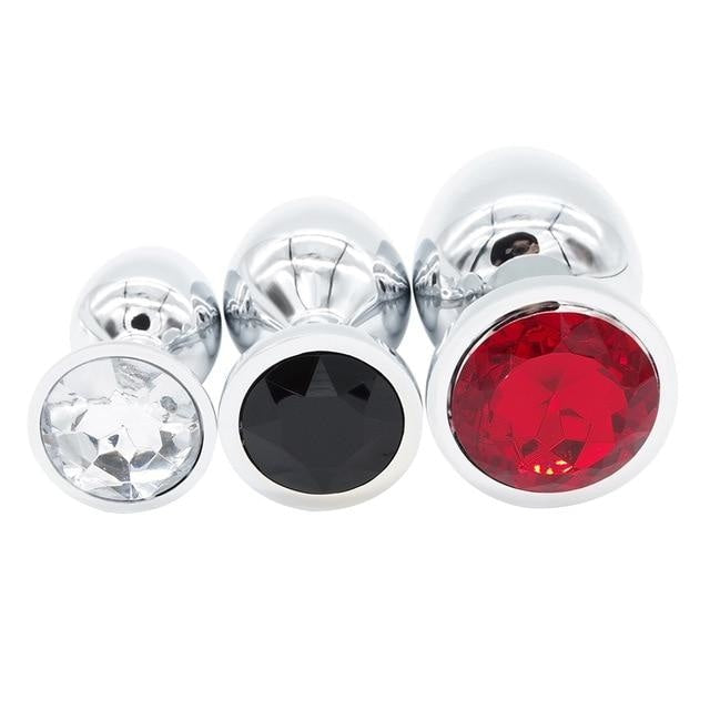 Circle Plug Set - White Black Red Set - plug