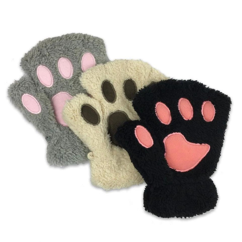 Furry Neko Mittens - gloves