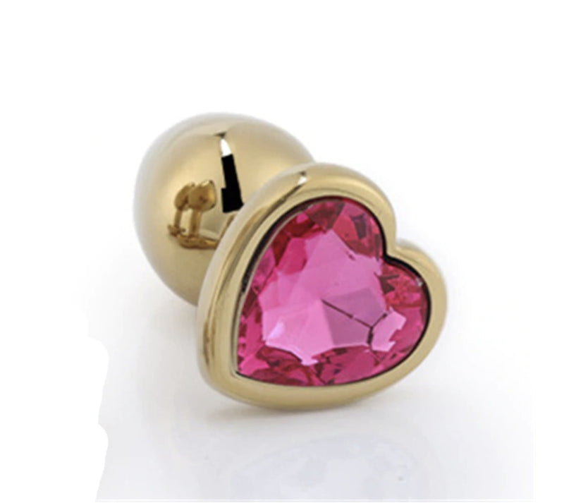 Golden Heart Plugs - Rose Red - plugs