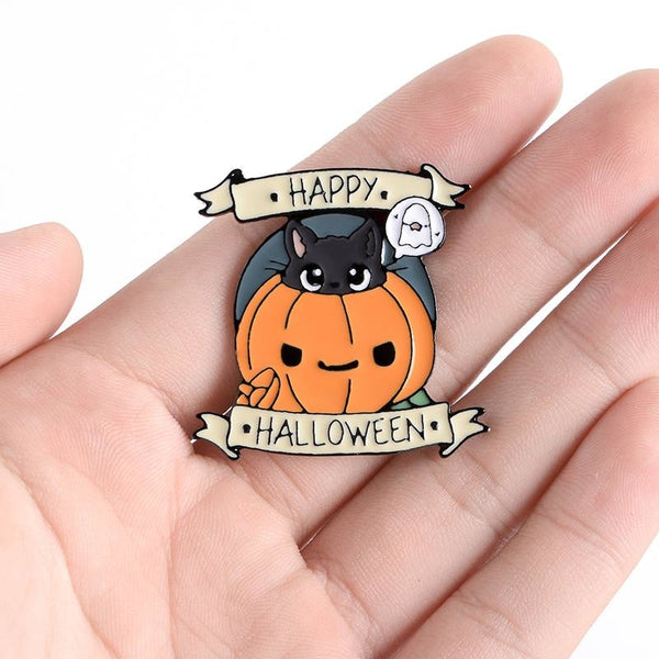 Halloween Pastel Goth Potion Enamel Pin Lapel Brooch