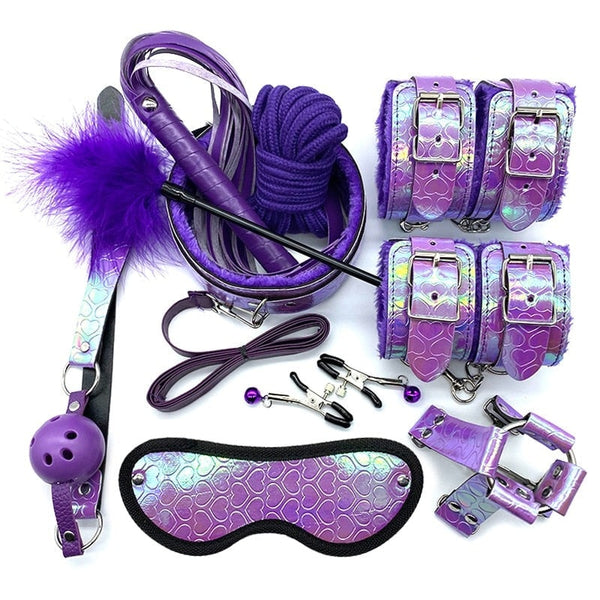 Holographic Princess Play Set - Purple - crew neck, crewneck, crewneck sweater, crewnecks, cry baby