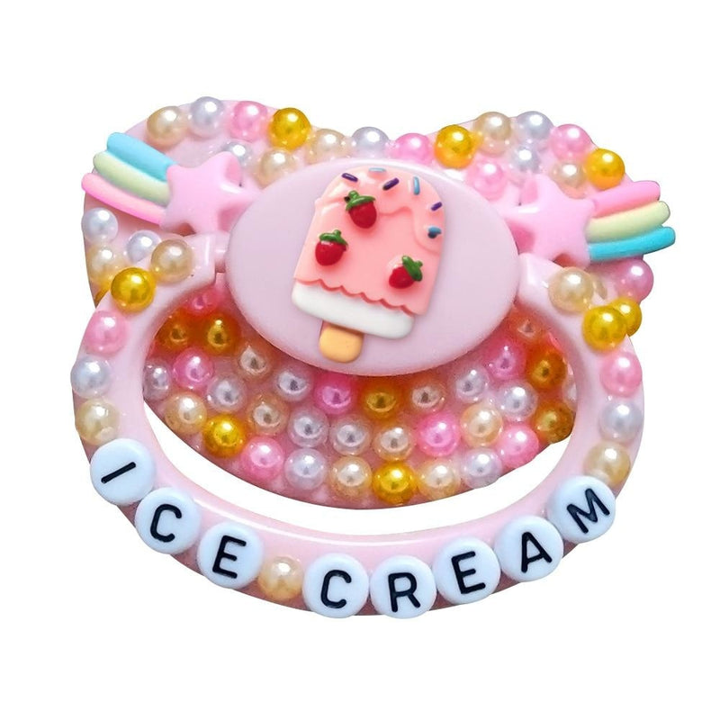 Icecream Deco Pacifier - Ice Lolly - abdl, adult baby, ageplay, binkies