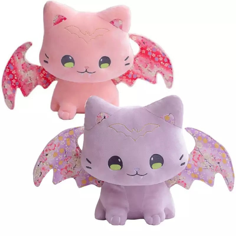 Kawaii Baby Bat Plushies - bat, bat wings, bats, fairy kei, keis