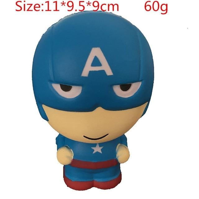 Kawaii Squishies (40+ Styles) - 11cm Captain America - squishy