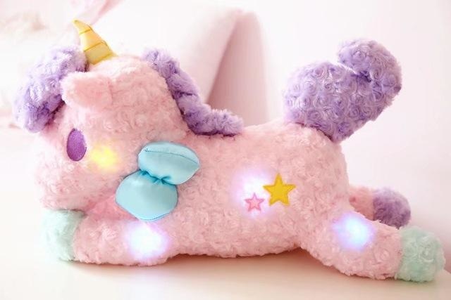magical unicorn plush toy glow in the dark led little twin stars sanrio pastel fairy kei cgl abdl by ddlg playrgound