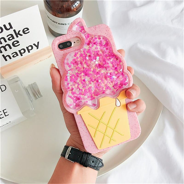 Cute Ice Cream Cone Accessories Phone Case