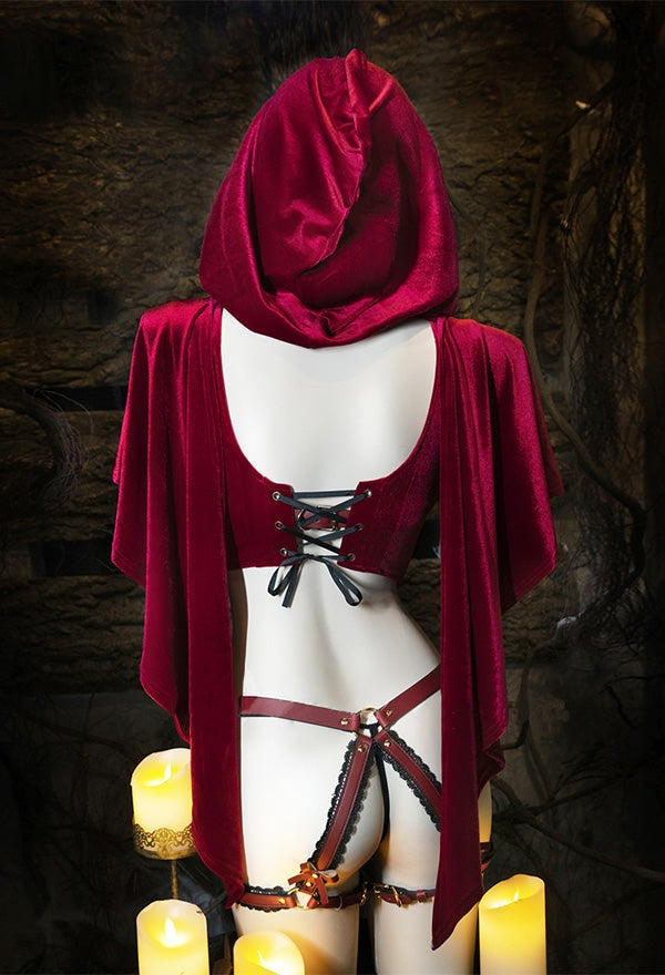 Little Red Riding Hood Harness Cosplay - bdsm, bondage, cosplay, cosplayer, cosplaying