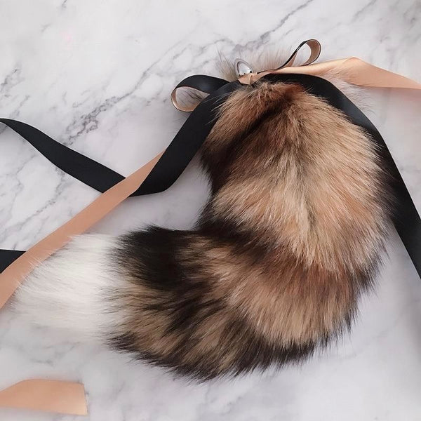 Luxury Realistic Fox Tail Plug Anal Butt Plug DDLG Playground Luxury Realistic Fox Tail Plug Anal Butt Plug DDLG Playground