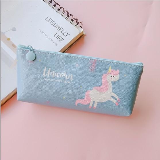 Majestic Unicorn Pencil Case - Blue Unicorn - bag