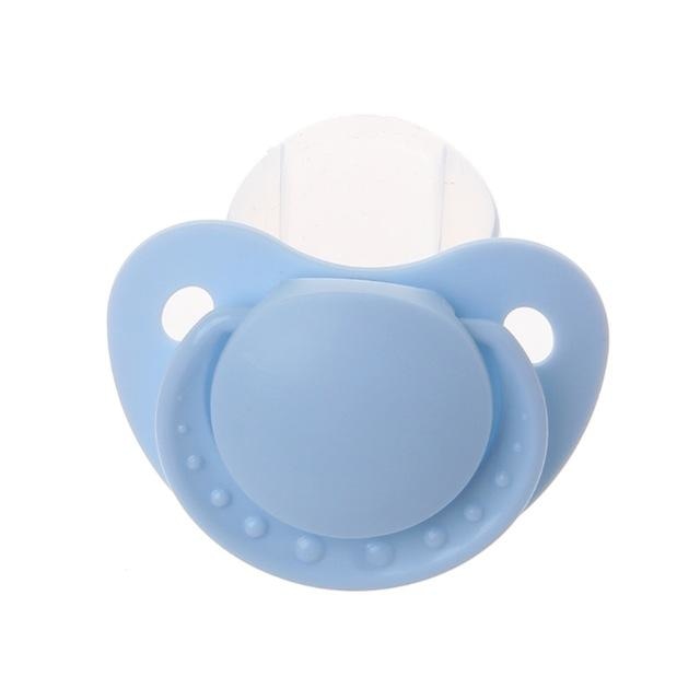 Pastel Blue Adult Pacifier 100% Safe BPA Free Rubber Binkie Soother Paci ABDL CGL Kink Fetish by DDLG Playground