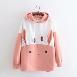 Pink Baby Bun Hoodie - sweater