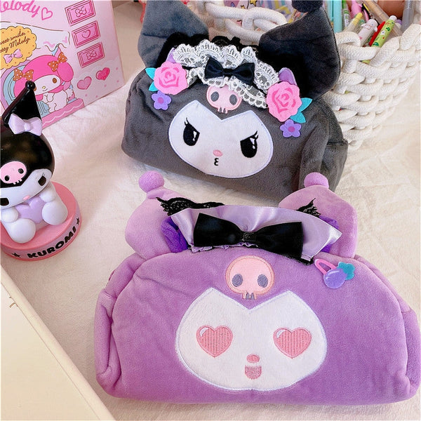 Kuromi Custom Pastel Goth Plushie Side Bag – ROBOGOTH