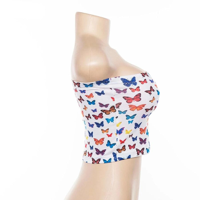 Butterfly Tube Top