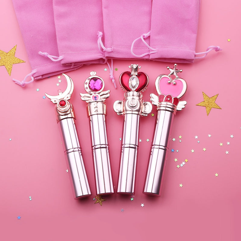 Sailor Moon Wand Make-up Brush Cosmetic Set Blush Contour Foundation Brushes Kawaii Mahou Shoujo Card Captor Sakura