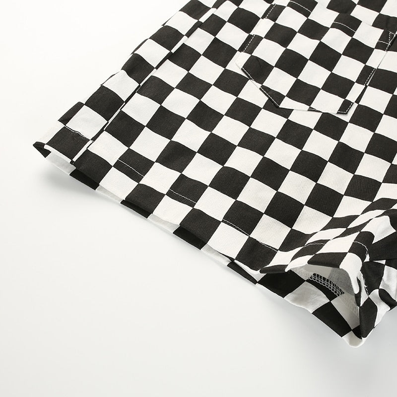 Checkerboard Jumpsuit
