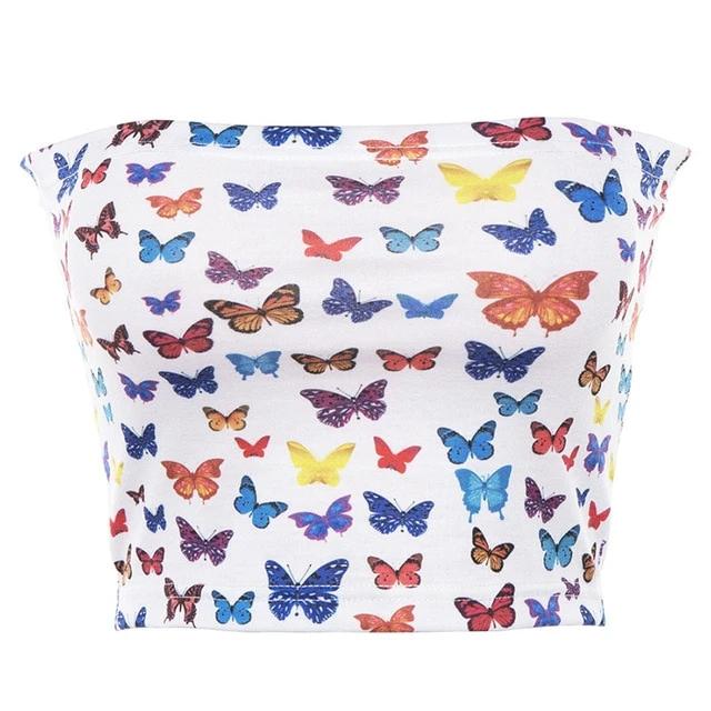 Butterfly Tube Top