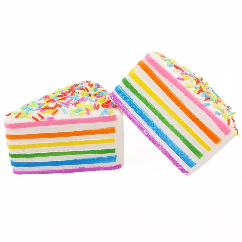 Rainbow Cake Squishy - squishy