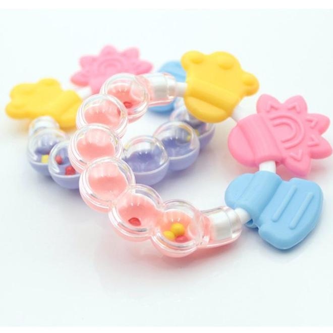 pastel rubber adult baby teether rattle toy soft abdl chewy chew toys kink fetish mdlb ddlb dd/lg mdlg beads abdl by ddlg playground