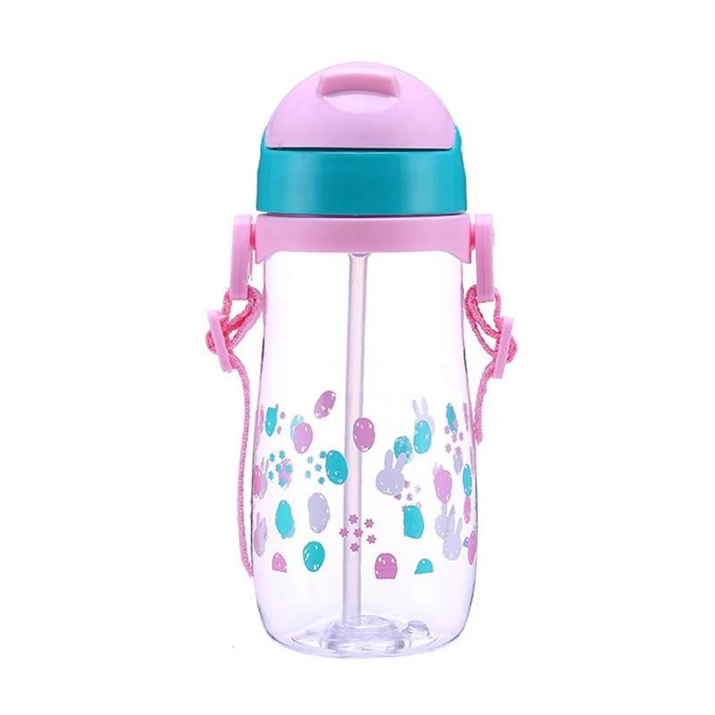Starry Bunny Sippy - 500ml Pink Sling - abdl, adult bottle, sized, baby bottles