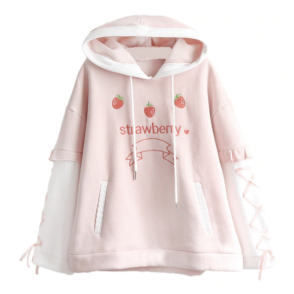 Corset hotsell hoodie sweatshirt