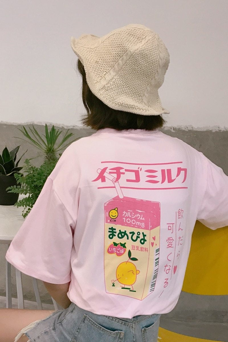 Strawberry Milk Tee - t-shirt