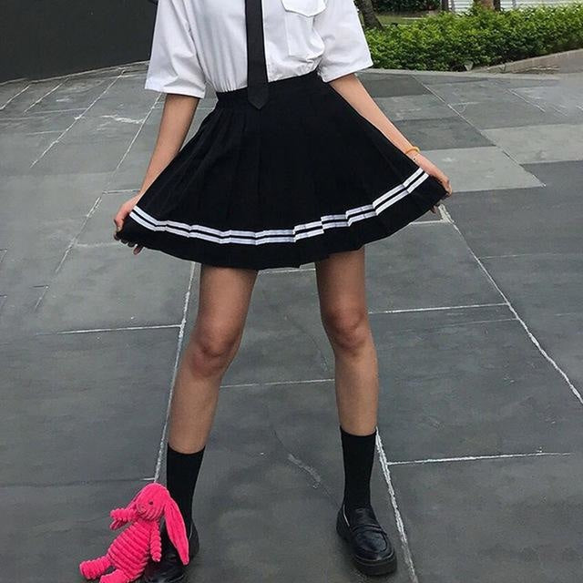 Striped Tennis Skirt - skirt