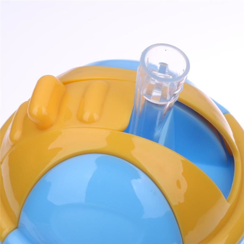 Traditional Blue Sippy Cup Toddler Drinking Plastic Bottle With Straw Age Play ABDL Adult Baby Fetish by DDLG Playground