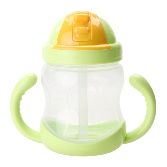 Traditional Green Sippy Cup Toddler Drinking Plastic Bottle With Straw Age Play ABDL Adult Baby Fetish by DDLG Playground