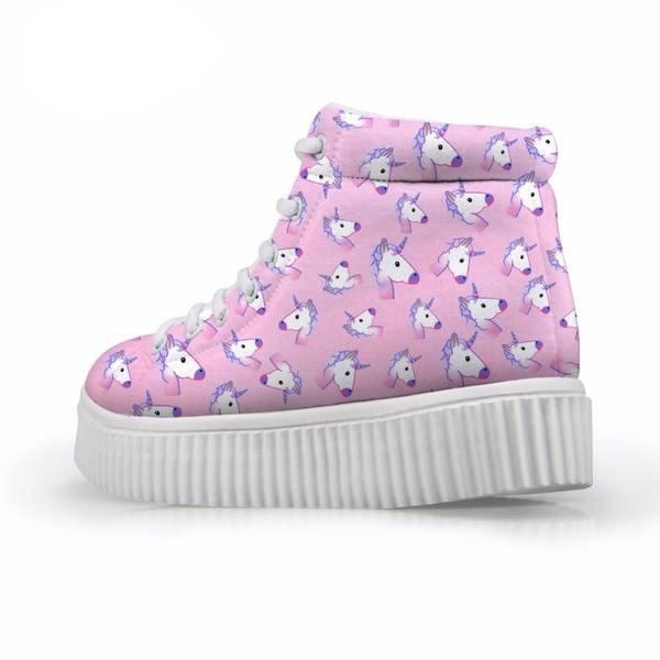 Unicorn Wedge High Tops (Many Colors) - Shoes