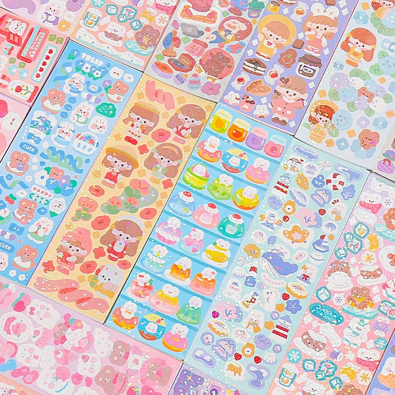 100 Piece Kawaii Sticker Lots