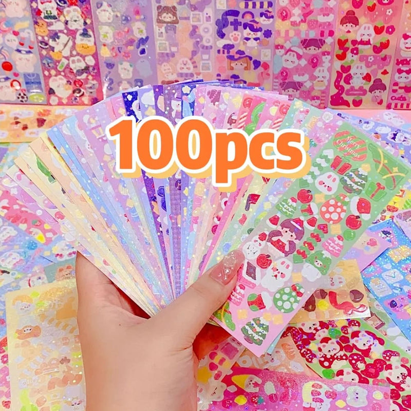 100 Piece Kawaii Sticker Lots