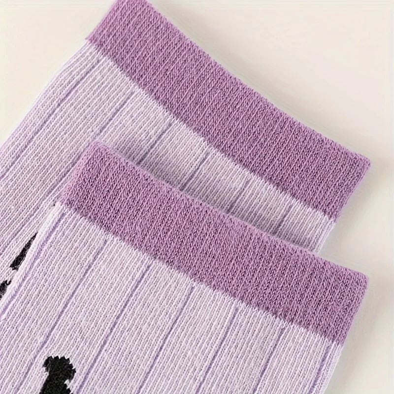 4 Pair Devil Baby Pastel Goth Kuromi Sock Set