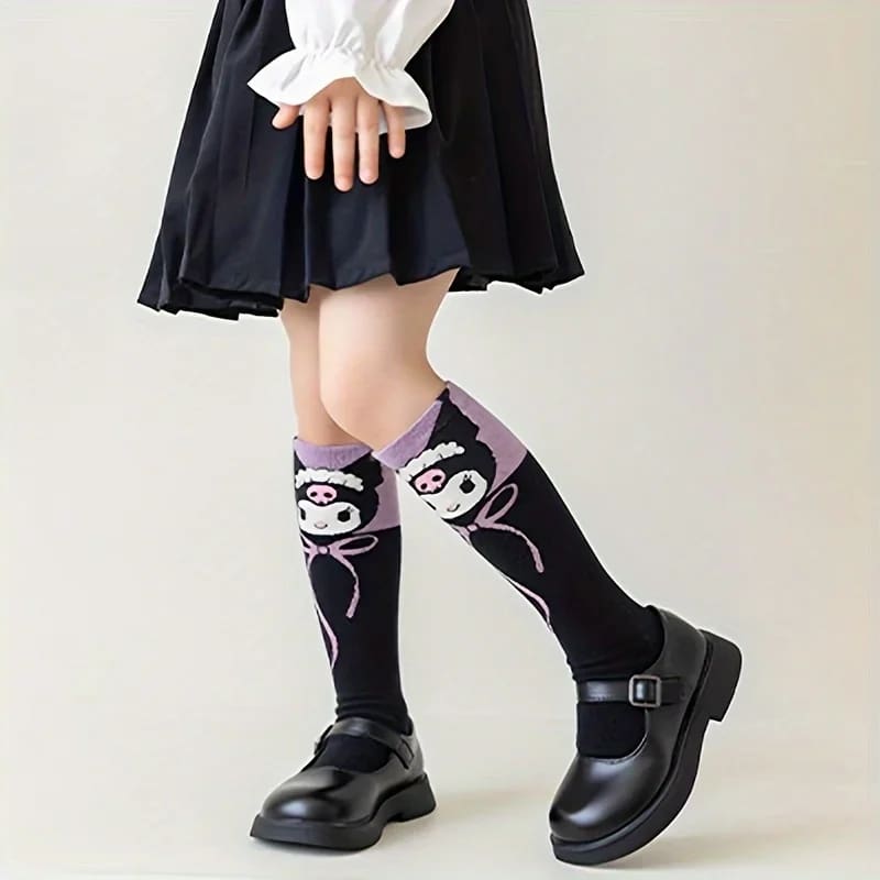 4 Pair Devil Baby Pastel Goth Kuromi Sock Set