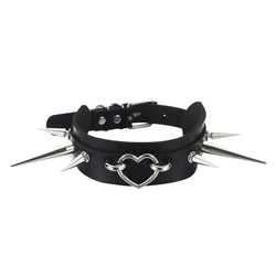 Ultra Goth Spiked Collar