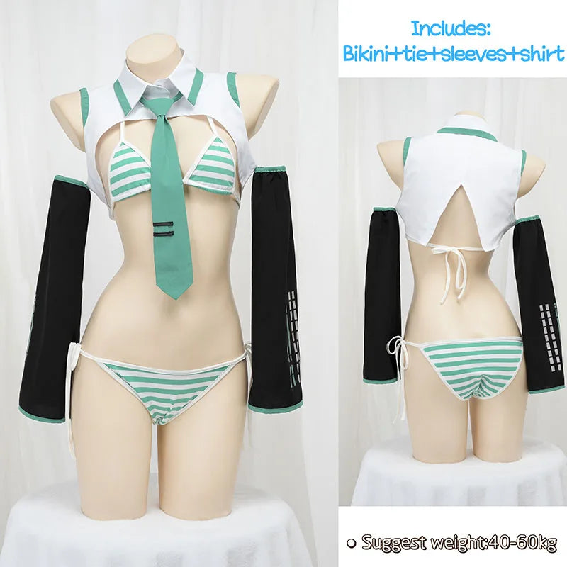 Hatsune Miku Bikini Cosplay Set