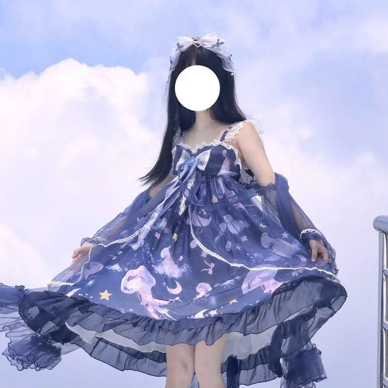 Majestic Jellyfish Lolita Dress