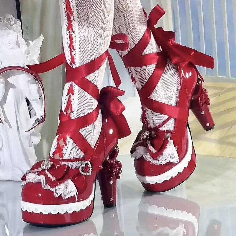 Holiday Babydoll Heels