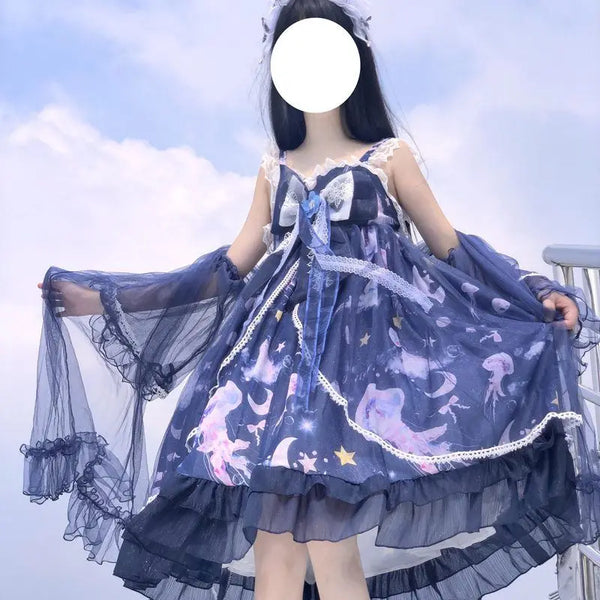 Majestic Jellyfish Lolita Dress