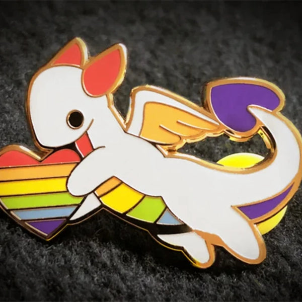 Pride Dragon Enamel Pin